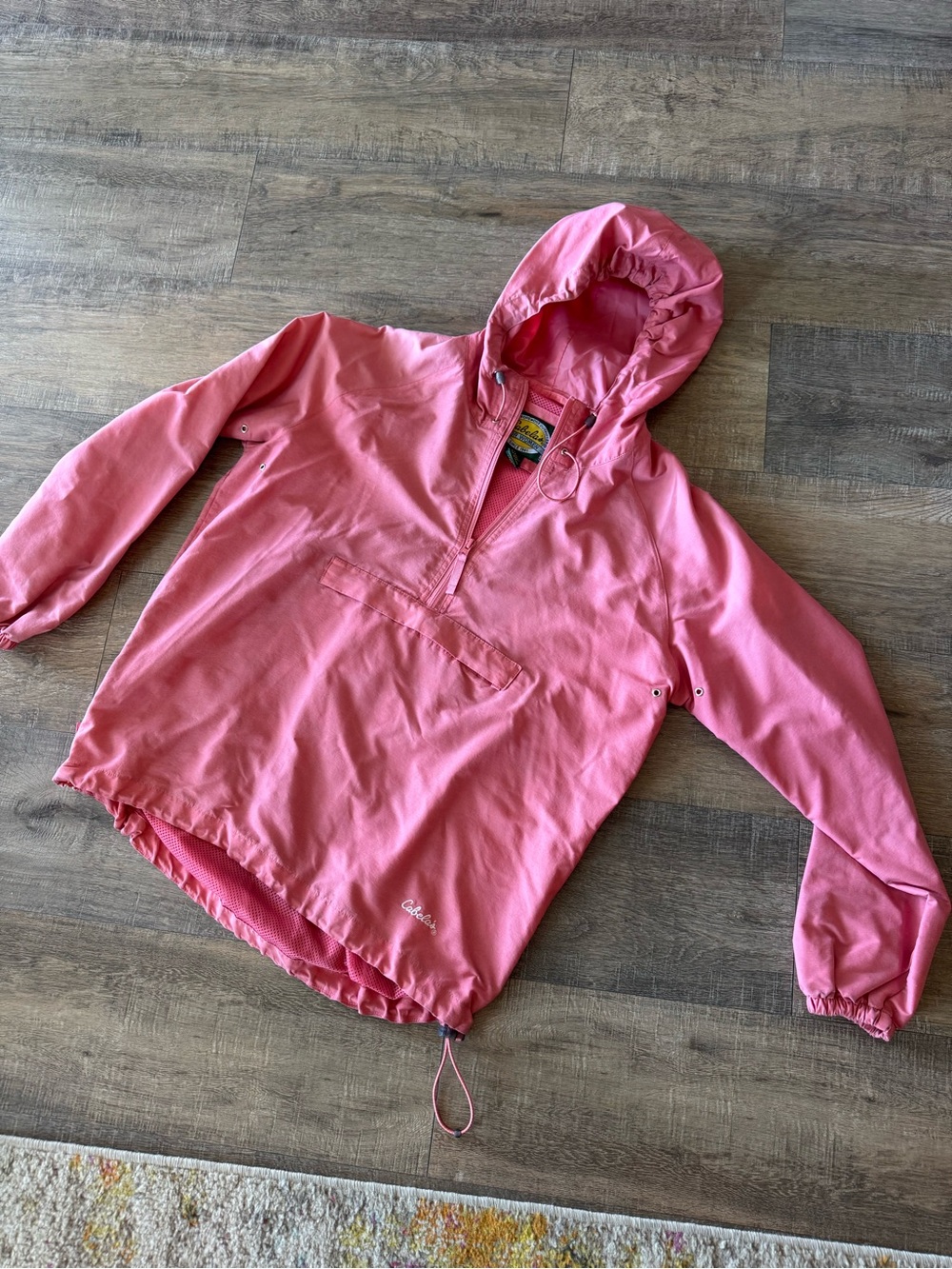 Cabela's Women’s 3-Quarter Zip Windbreaker Size M with Hood